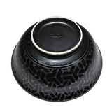 Ceramic Ramen Bowl — 42 fl. oz., Black, Silver