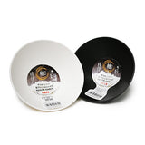 Plastic Soup Bowl — 12 fl. oz., Black, White
