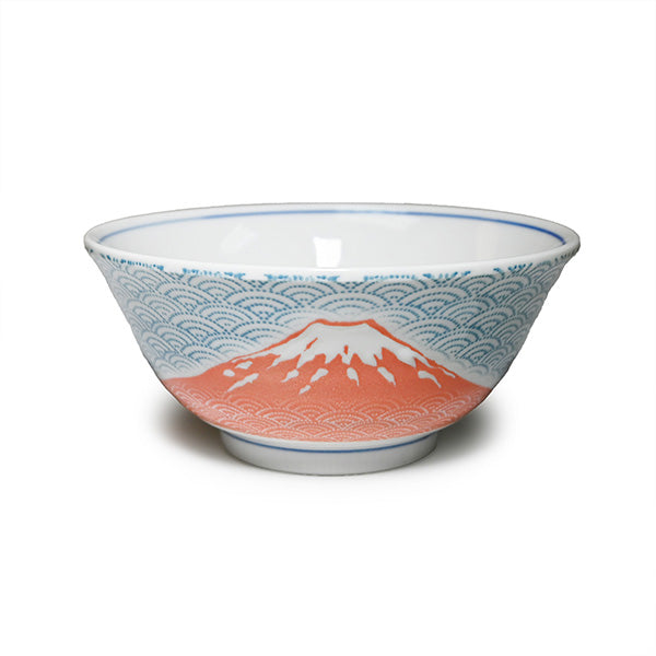 Ceramic Soup Bowl — 18 fl. oz., Red