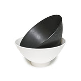 Plastic Soup Bowl — 12 fl. oz., Black, White