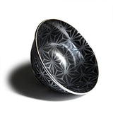 Ceramic Soup Bowl — 18 fl. oz., Black, Silver