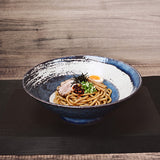 Ceramic Noodle Bowl — 50 fl. oz., Navy