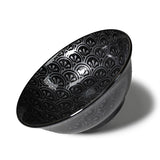 Ceramic Ramen Bowl — 42 fl. oz., Black, Silver