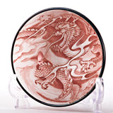 Ceramic Rice Bowl — 9 fl. oz., Red