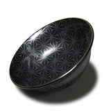 Ceramic Ramen Bowl — 42 fl. oz., Black, Silver