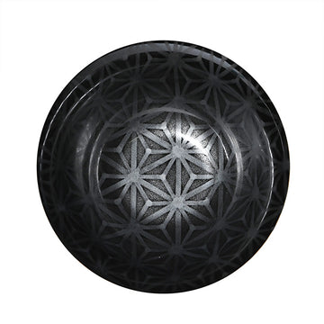 Ceramic Soup Bowl — 18 fl. oz., Black, Silver