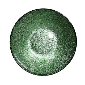 Glass Bowl — 16 fl. oz., Gold, Green
