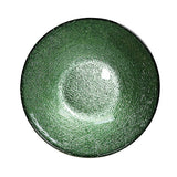 Glass Bowl — 16 fl. oz., Gold, Green