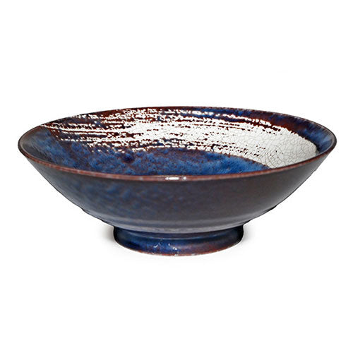 Ceramic Noodle Bowl — 50 fl. oz., Navy