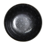 Ceramic Ramen Bowl — 42 fl. oz., Black, Silver