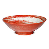 Ceramic Noodle Bowl — 50 fl. oz., Red