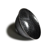 Ceramic Soup Bowl — 18 fl. oz., Black, Silver