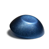 Glass Bowl — 16 fl. oz., Dark Blue, Silver