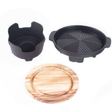 Aluminum Gel-Fuel Tabletop Grill Set