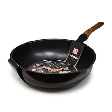 12.60" Aluminum Stir-Fry Pan