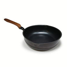 11.02" Aluminum Frying Pan with Wood Handle