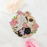 Wood decorative magnet 3 in x 3 in (G537801)