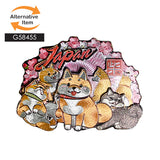 Wood decorative magnet 3 in x 2.25 in (G537803)