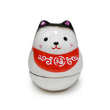 Ceramic roly-poly doll black (PR2-SHB)