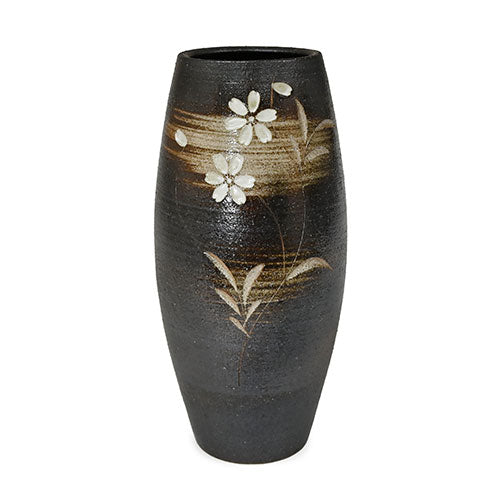 Ceramic vase 11.75 in H (B013-03)