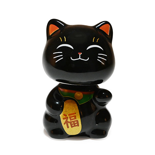 Ceramic bobblehead figurine black 3 in H (NSS-3)