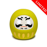 Ceramic daruma doll yellow 1.5 in H (6-826-F)