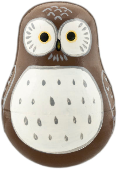 Roly-poly doll brown 3.75 in H (BD5-BR)