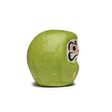Papier-mache daruma doll green 1.5 in H (6-825-E)
