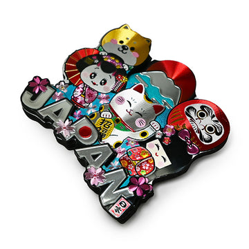 Rubber decorative magnet 3 in x 3 in (G58516)