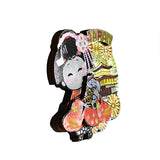 Wood decorative magnet 3 in x 2.75 in (G537808)