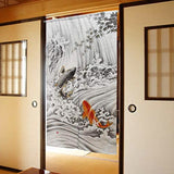 Noren curtain gray 33.5 in x 59 in (PCOS-59)