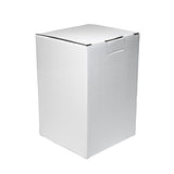Ceramic coin bank white 7.25 in H (LC70)