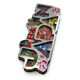 Rubber decorative magnet 4.25 in x 1.75 in (G58356)