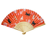 Decorative fan red 9 in L (FAN10)