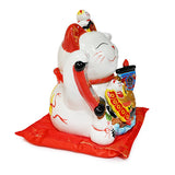 Ceramic lucky cat figurine 11 in H (LC1063T)