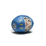Papier-mache daruma doll blue 1.5 in H (6-825-C)