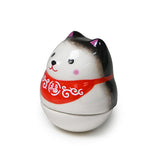 Ceramic roly-poly doll black (PR2-SHB)