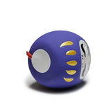 Ceramic daruma doll purple 1.5 in H (6-826-A)