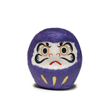 Papier-mache daruma doll purple 1.5 in H (6-825-A)