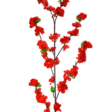 Artificial flower red 47 in L (AFS480-RD)