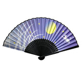 Decorative fan blue 9 in L (FAN12)