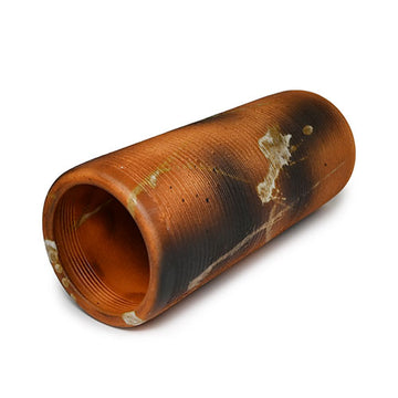 Ceramic vase 5 in D x 12.5 in H (B014-05)