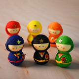 Papier-mache roly-poly doll 2 in H (RP2J-NJ)