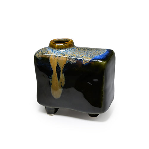 Ceramic vase 3.25 in x 1.75 in x 3.25 in H (YT900-503)