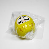Ceramic daruma doll yellow 1.5 in H (6-826-F)