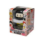 Ceramic bobblehead figurine black 3 in H (NSS1-NB)