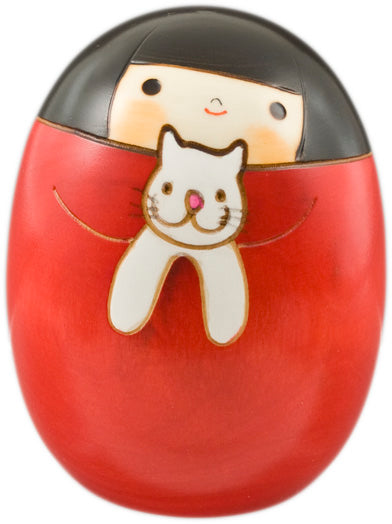 Kokeshi doll red (GKU2-32)