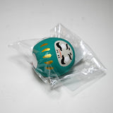 Ceramic daruma doll blue 1.5 in H (6-826-E)