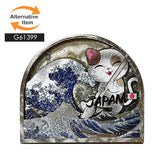 Wood decorative magnet 3 in x 2.5 in (G537802)