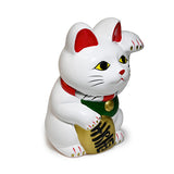 Ceramic coin bank white 7.25 in H (LC70)